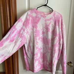 Happiness Project Tie-Dye Women's Crew Neck Sweater